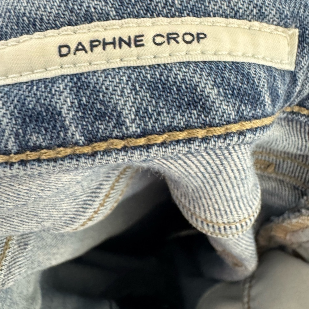 Citizens of Humanity Daphne Crop High -Rise Straight Distressed Jean size 29 - Picture 5 of 11